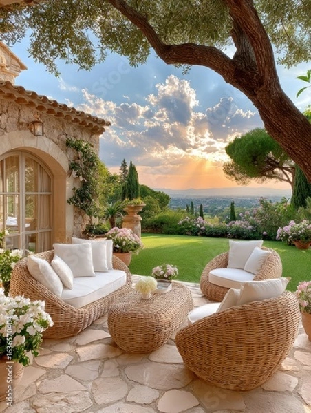 Obraz Back garden photo