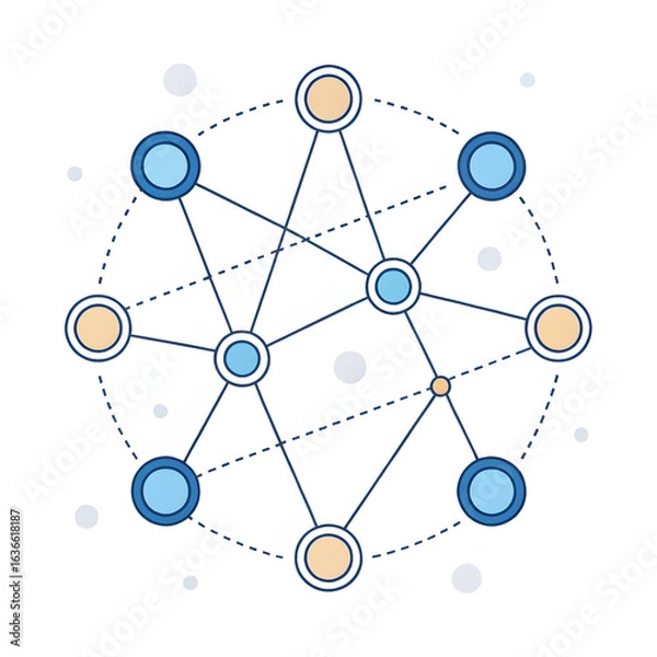 Obraz social network concept
