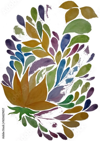 Obraz abstract floral background