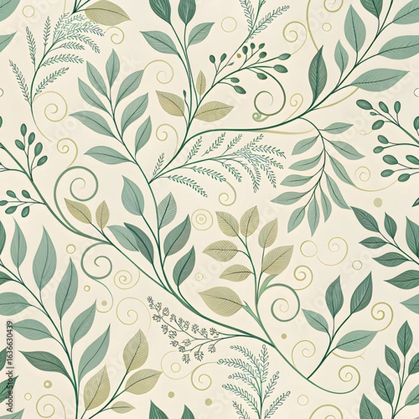 Obraz seamless floral background