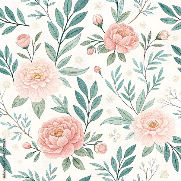 Obraz seamless floral background