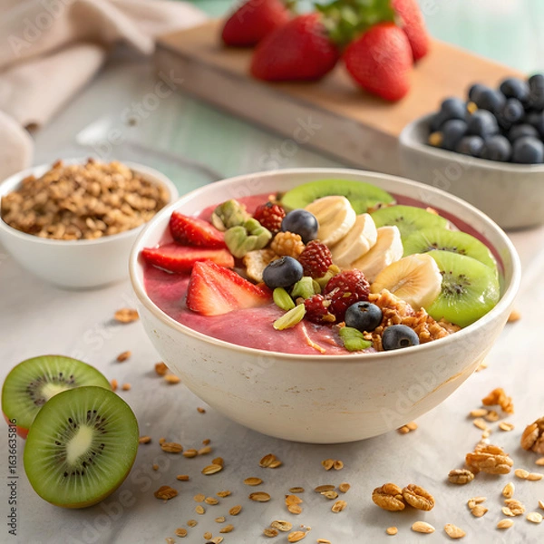 Obraz muesli with fruits