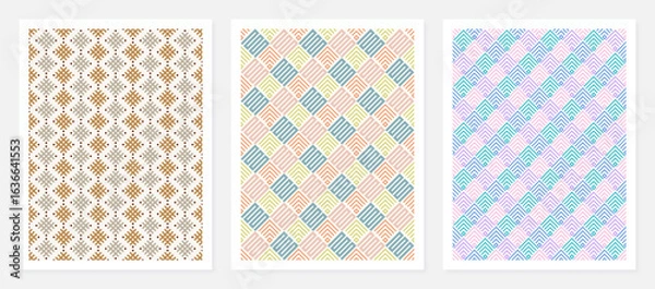 Fototapeta seamless pattern background for design. Colorful background
