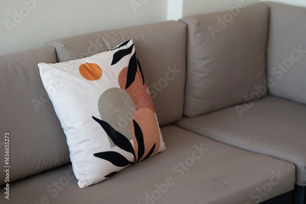 Fototapeta pillows on a bed