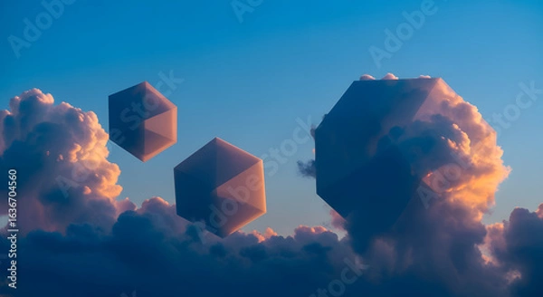 Obraz fire in the sky