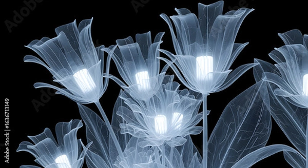 Obraz abstract fractal flower