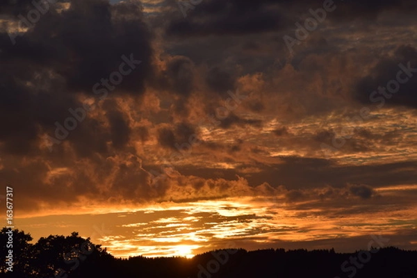 Obraz Coucher de soleil