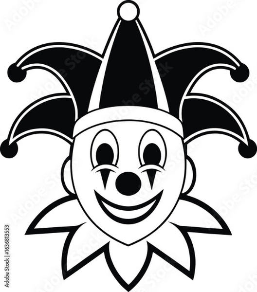 Obraz Clown Puppet Silhouette