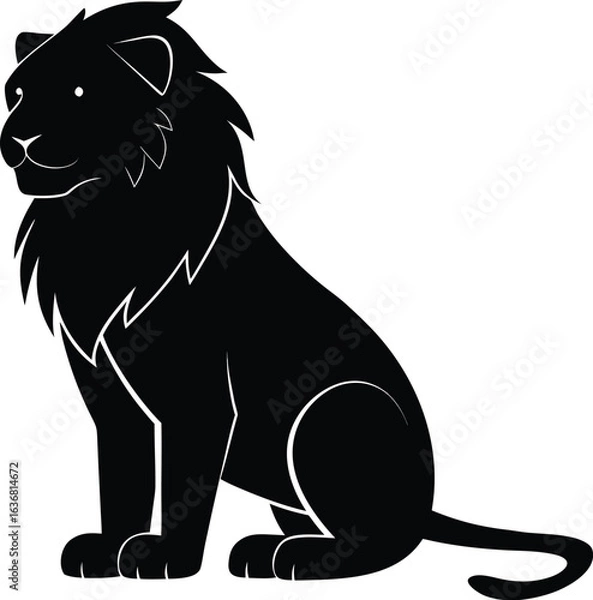 Obraz Lion Silhouette