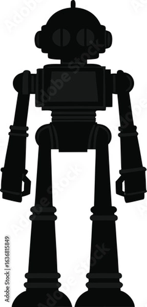 Obraz Silhouette of Robot