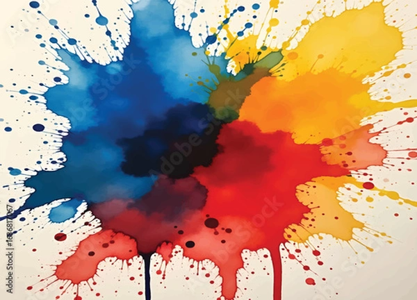 Fototapeta bold handmade abstract art