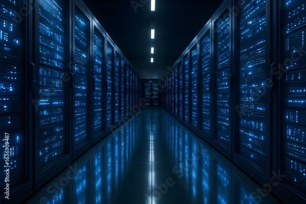 Obraz computer network server