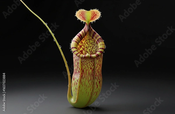 Fototapeta The Macro World: A Surreal Pitcher Plant.