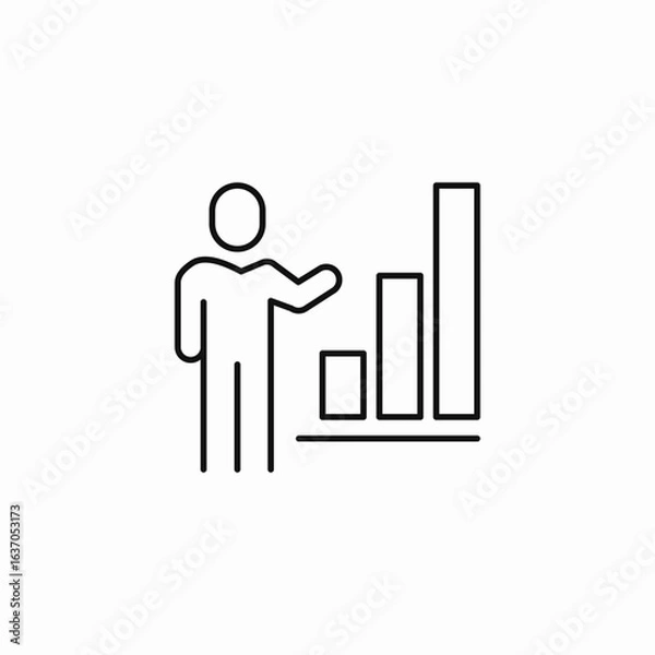 Fototapeta data approaches icon sign vector