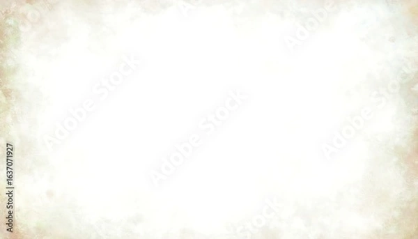 Fototapeta A light-beige, textured frame around a white center