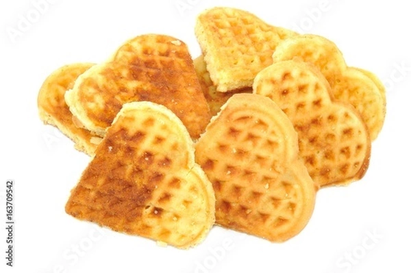 Obraz Fresh vaffel cookies