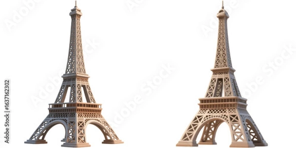 Obraz エッフェル塔　タワー　建物　イラスト