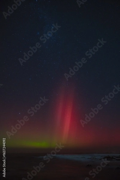 Obraz Aurora from Te Raekaihoe, south coast of Wellington, Aotearoa New Zealand