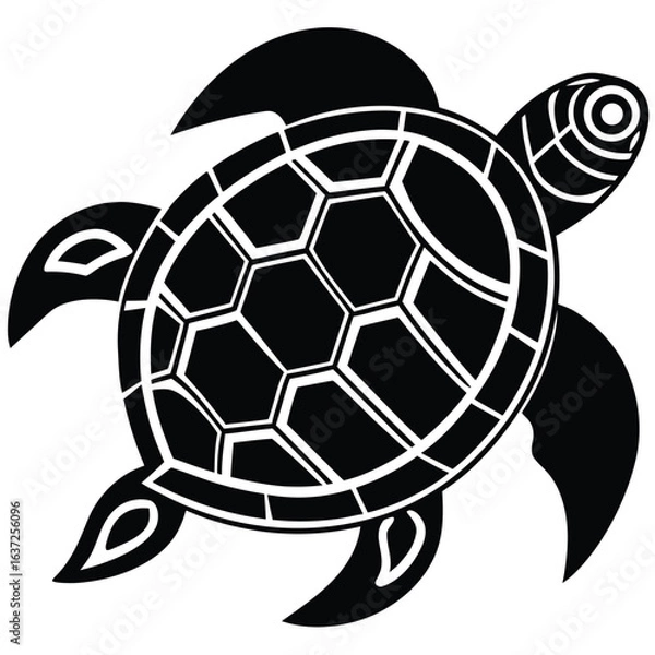 Fototapeta -turtle-vector-icon.eps