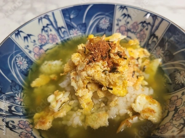 Obraz Ochazuke with Pollock Roe and Egg