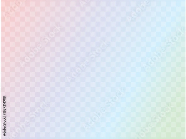 Fototapeta 市松模様のパステルカラーグラデーションの背景２