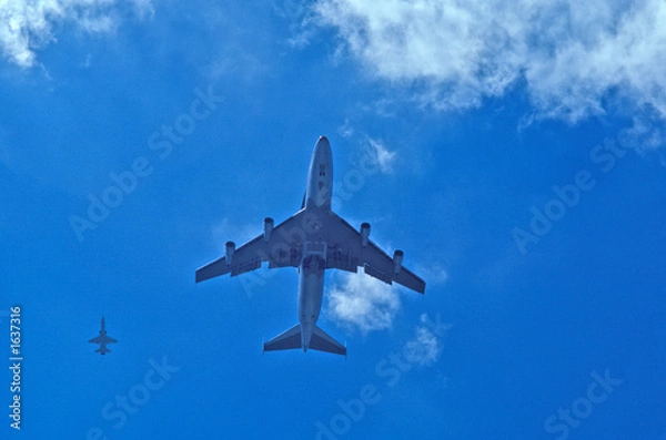 Fototapeta chase plane