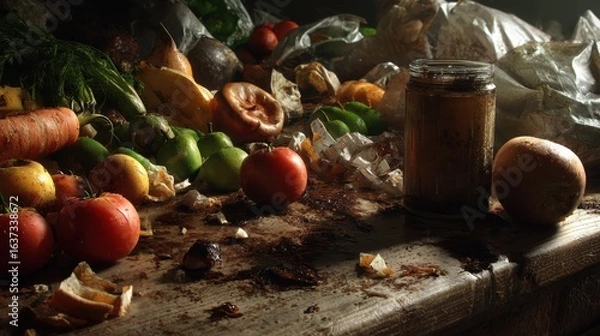 Obraz Still Life with Rotting Produce