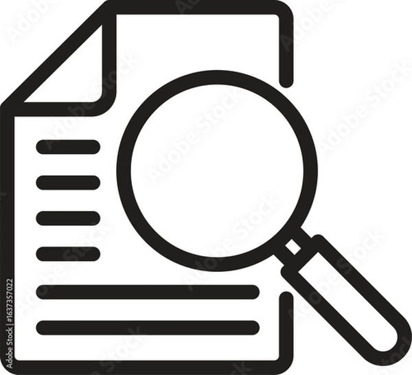 Fototapeta case study, Paper icon