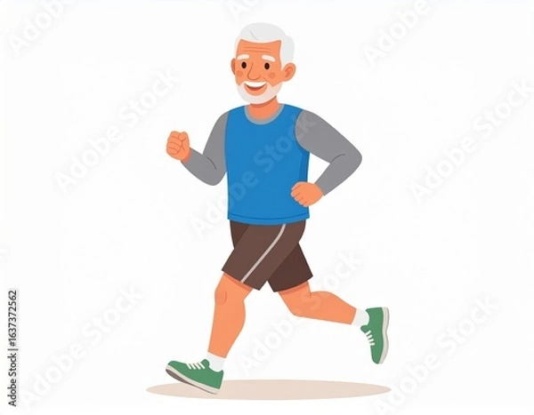 Obraz Custom AI Model
ジョギング中の年配者