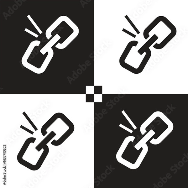 Obraz chain icon design