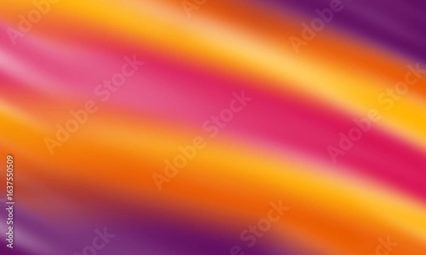 Fototapeta Abstract Fluid Gradient Background in Pink, Orange, Yellow, and Purple Soft Colorful Design