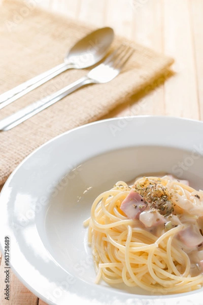 Fototapeta Cabonara Spaghetti