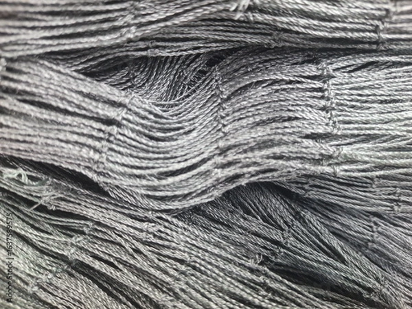 Fototapeta Close-Up of Plastic Rope Weaving Pattern