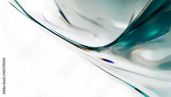 Fototapeta abstract background with blue liquid