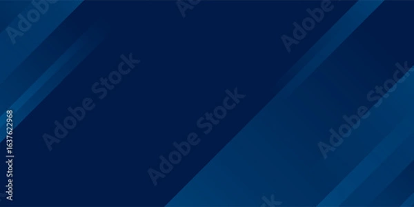 Obraz modern blue abstract background with elegant bright diagonal lines