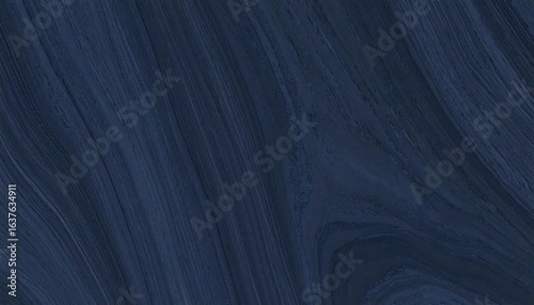 Fototapeta Dark navy blue abstract background with flowing lines