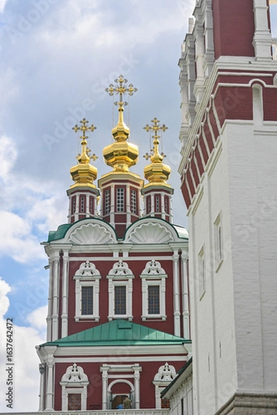 Fototapeta Novodevichy Monastery in Moscow.