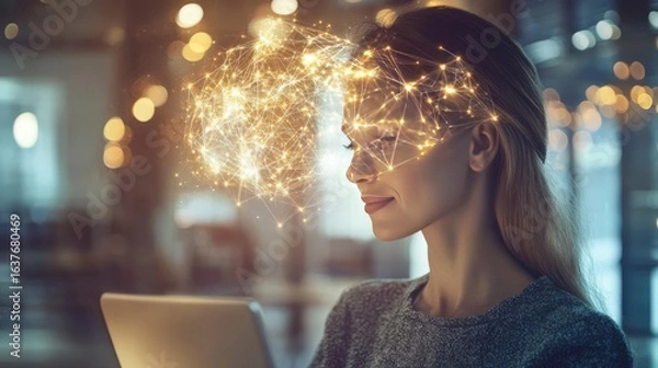 Obraz Warm Therapy Session in a Comfortable Office Setting