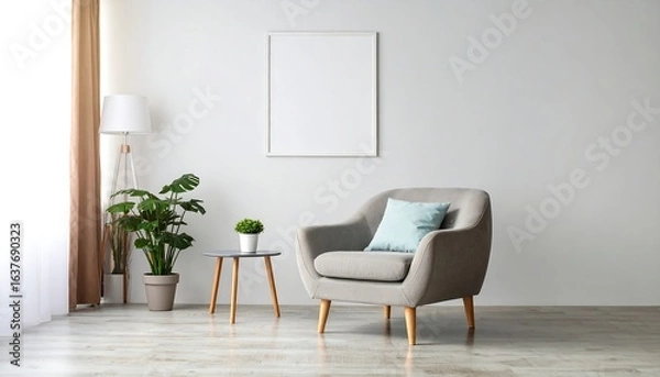 Fototapeta Modern living room interior (2)