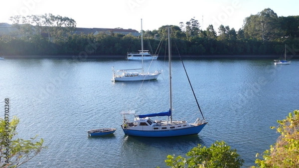 Obraz boats on the lake