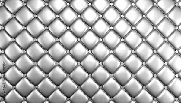 Fototapeta レザーのテクスチャークローズアップ。銀色のファッショナブルな背景