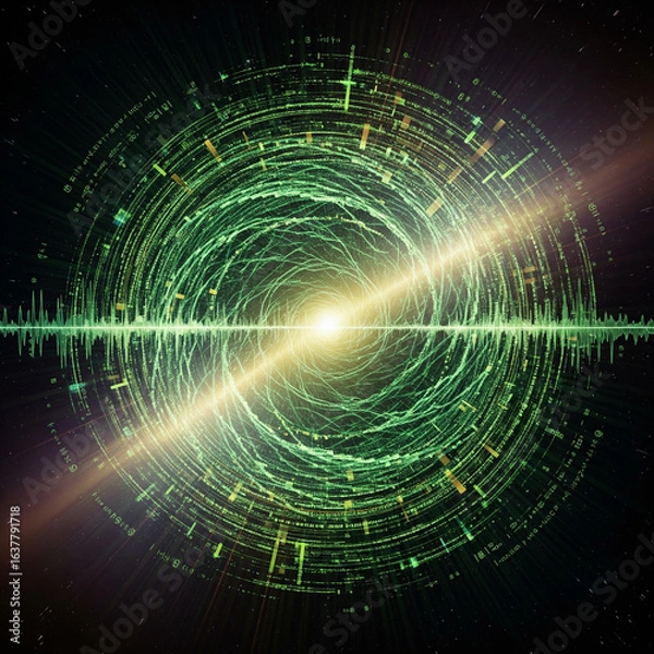 Obraz Circular Data Stream
