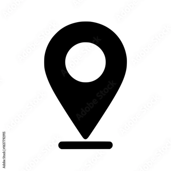 Fototapeta map pointer icon