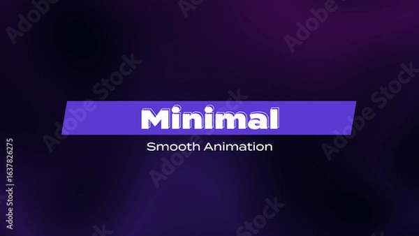 Obraz Simple Modern Lower Third_Vol.09