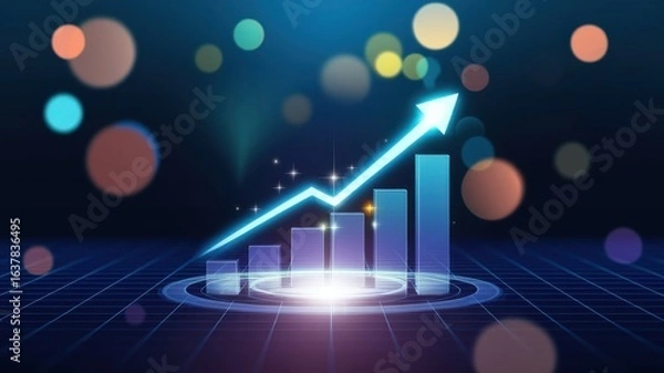 Obraz business graph