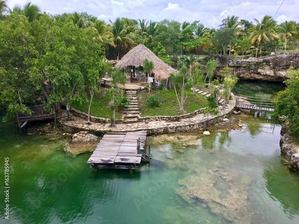 Fototapeta Cenote Mexique 