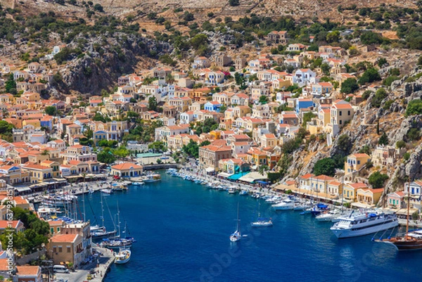 Fototapeta Symi Harbor