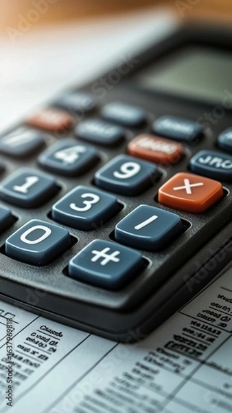 Obraz Calculator & Financial Documents