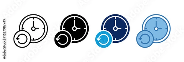 Fototapeta 24 Hours Icon