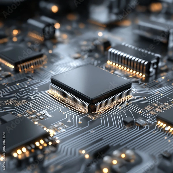 Fototapeta electronic circuit board